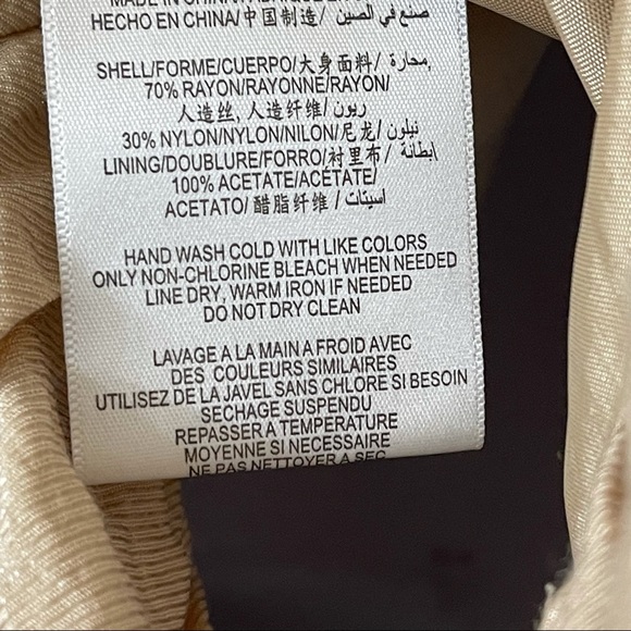 BCBGMaxAzria Dark Beige Beaded A-Line Cocktail Dress Size 2. - Picture 14 of 16